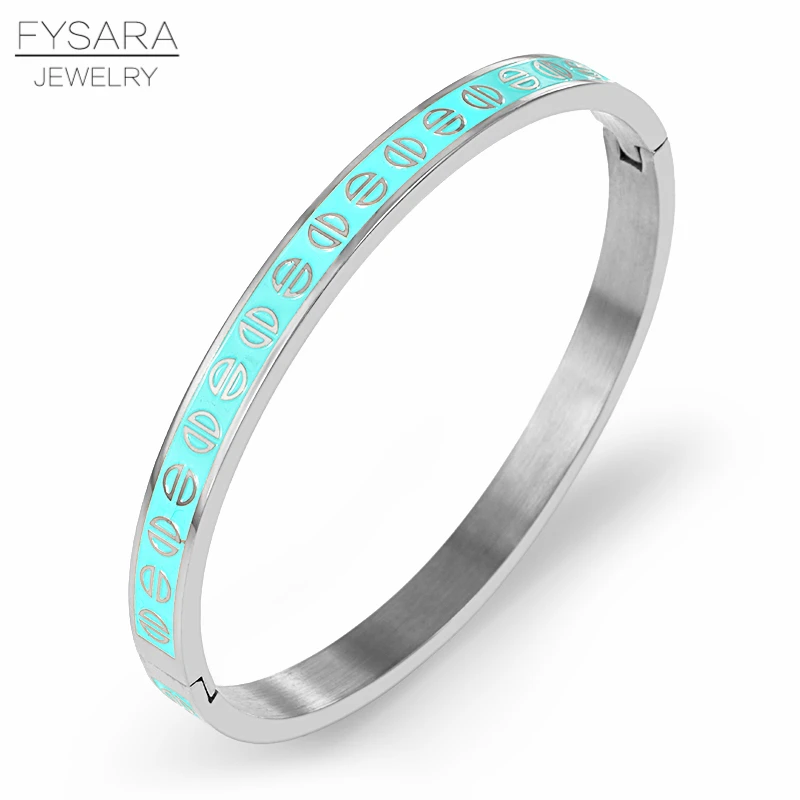 blue silver FYSARA, роскошный бренд, завинчивающиеся браслеты и браслеты для влюбленных, для женщин, серебристые, золотые, цветные, открытые, очаровательные, на манжетах, массивные, модные, Bijoux - Окраска металла: blue silver
