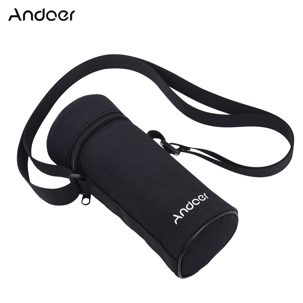 Andoer Camera Flash Light Speedlite Storage Bag Case Shockproof with Shoulder Strap
