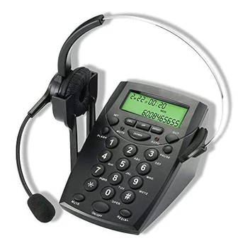 

Call Center Telephone with Noise Cancellation Headset for Home Office Phone Customer Service