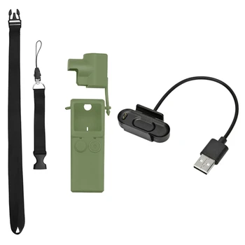 

1 Pcs Usb Charger Cable Dock Stand for Xiaomi Mi Band 4 Smart Wristband Bracelet & 1 Set Case Protective Kit Lens Case