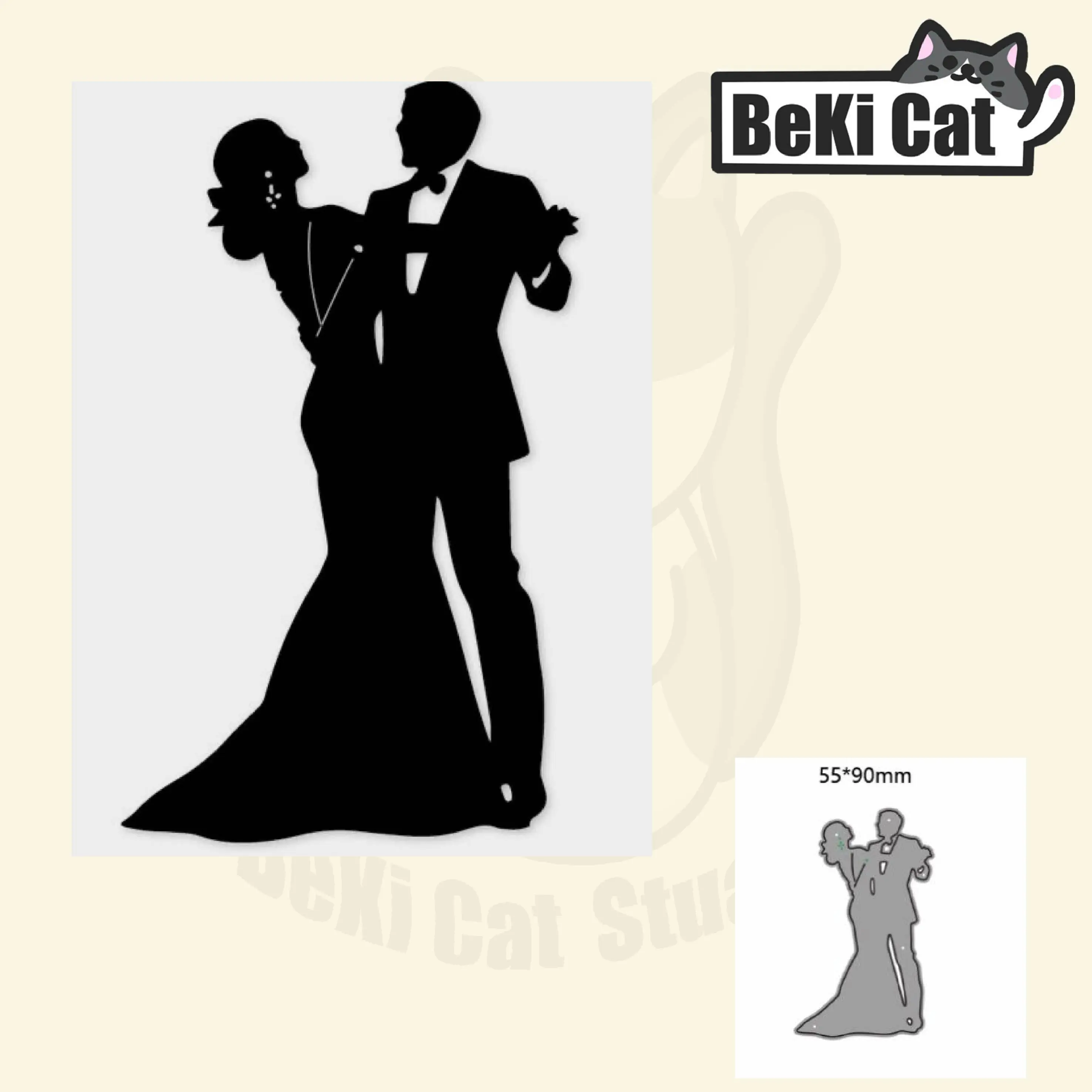 

wedding dance cutting die file Original Stencils for DIY Scrapbooking photo album Decorative DIY Paper Cards