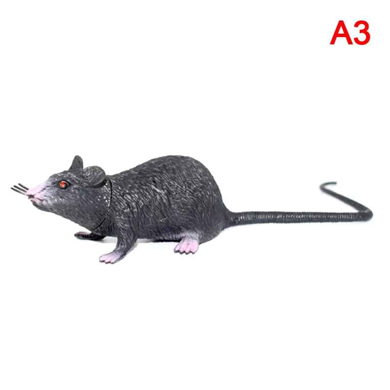 2Pcs or 1 RAt Joke Toy Mock Fake Plastic Mouse Prank Scary Trick_N XYXYHBPTUKLPT 