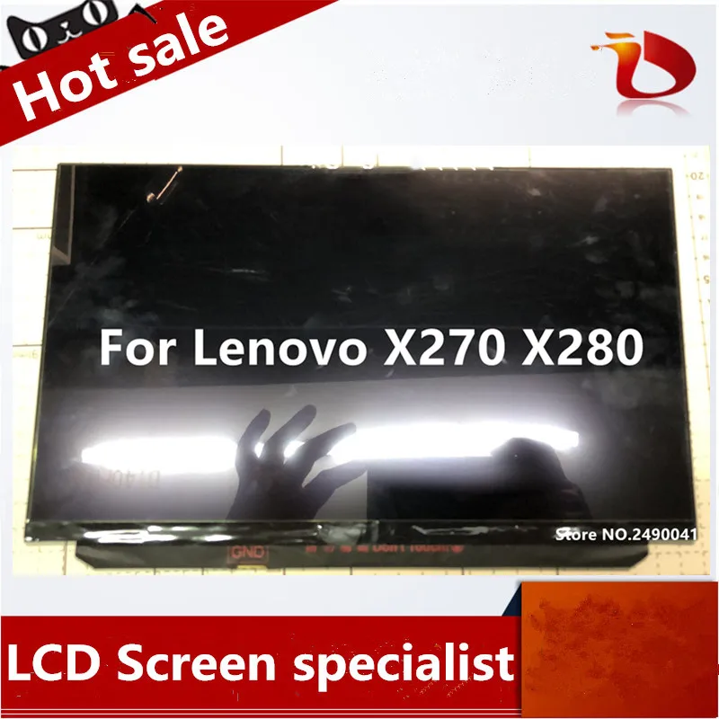 

12.5"FHD Laptop LCD Matrx Touch Screen 40 Pin FRU 01YN108 01YN107 For Lenovo Thinkpad x270 X280 B125HAK01.0 R125NWF4 R2