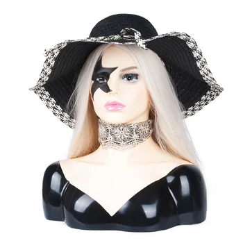 

H0073 Female Realistic PVC Mannequin Head Bust Sale For Wig Jewelry And Hat Display