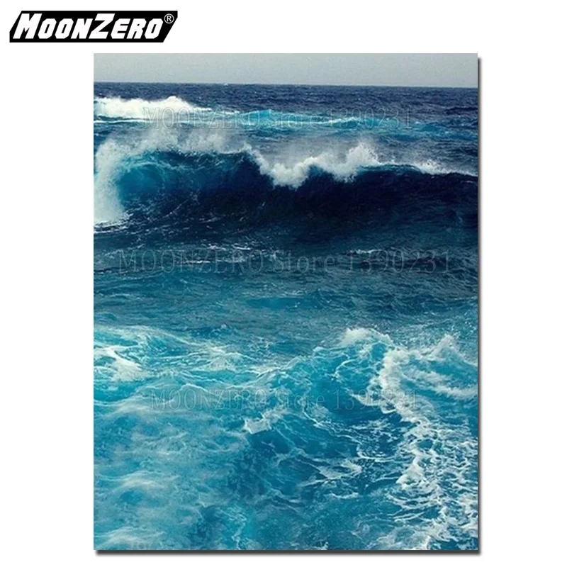 Diy Diamond painting Embroidery Sea Picture Full Square/Round Mosaic Rhinestone beautiful scenery 5D Cross stitch Kits SF6443 | Дом и сад