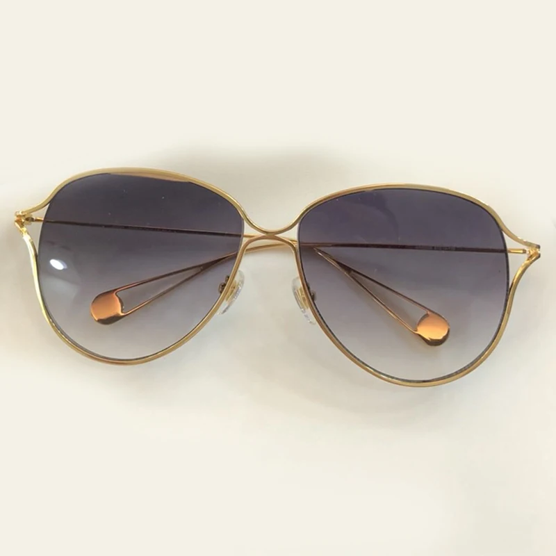 No3 Sunglasses Оправа из сплава, солнцезащитные очки для женщин, фирменный дизайн, высокое качество, градиентные линзы UV400 с упаковочной коробкой, Oculos De Sol Feminino Shades - Цвет линз: No3 Sunglasses