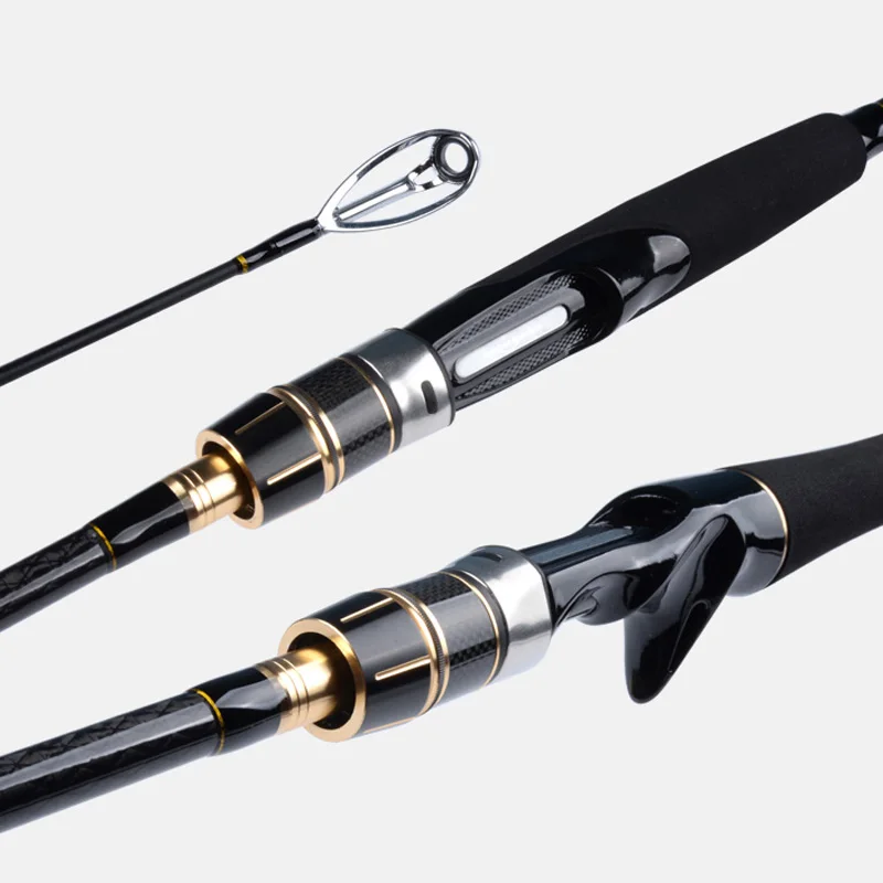 Seekbass 2 1 м 4 М удочка с наконечниками M & MH Power секции карбоновая спиннинговое литье