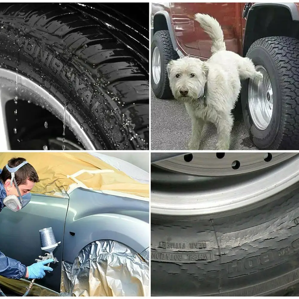 4 шт. Универсальный Авто колесо крышка Водонепроницаемый Пылезащитная Крышка для Кемпер автодом, грузовик колесо Чехлы солнце защитная пленка Алюминий пленка