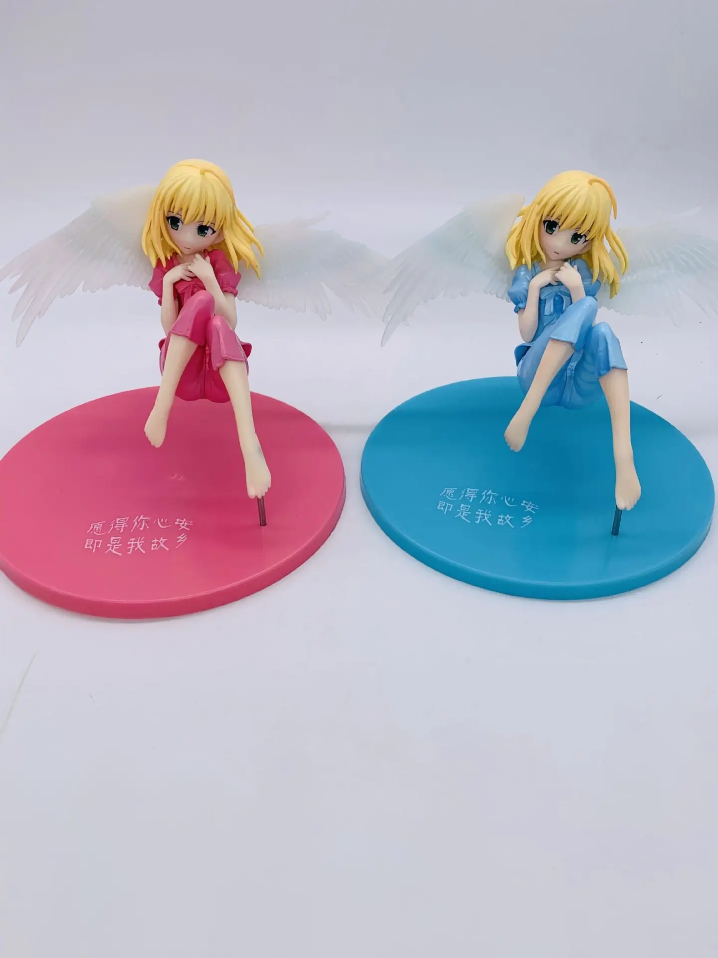 

Fate/ Grand Order SABER Magic Change angel meng Ceiba Pink And Blue Angel Boxed Garage Kit