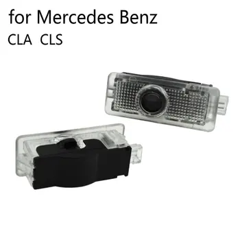 

2pcs LED Car Door Welcome Light for Mercedes Benz CLA CLS c218 w218 a207 c207 c117 AMG Logo Laser Projector Ghost Shadow Lights
