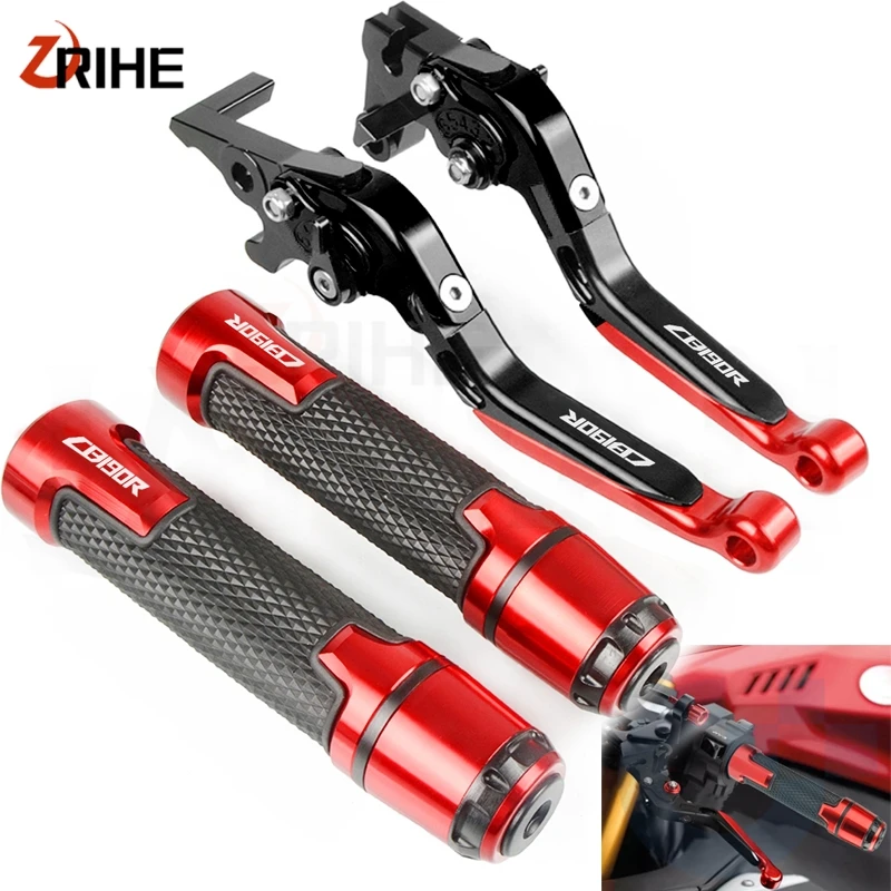 

For HONDA CB 190R 2015-2018 CNC Aluminum Motorcycle Accessories Adjustable Foldable Brake Clutch Levers and Handlebar Grips
