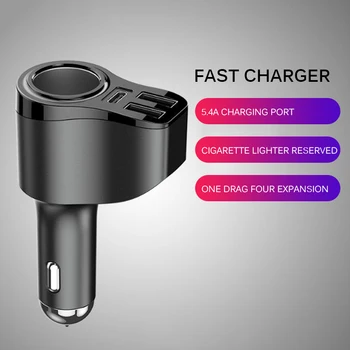 

Car Charger Quick Charging Double USB Car Phone Adapter Car Plug DP Slot For Smart Phone Tablet 2019 New Sockets