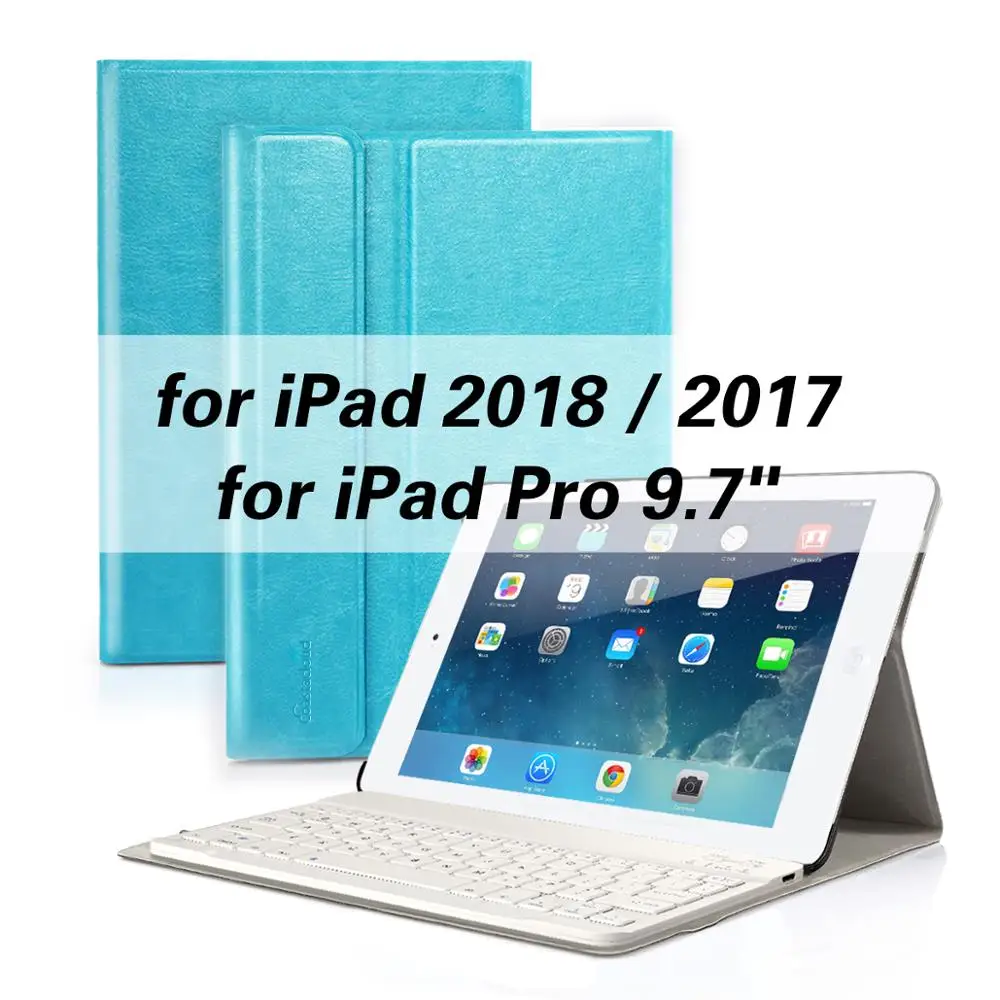 iPad Pro 9.7 2018 17 Smart Keyboard Чехол для iPad 9,7 для iPad 2/3/4, iPad Air 2 iPad Pro 9," Bluetooth клавиатура чехол с подставкой Чехол - Цвет: iPad Pro 9.7 2018 17
