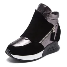 QWEDF/женская спортивная обувь; сезон осень-зима; теплые зимние ботинки; тонкие туфли; короткая хлопковая обувь; Толстая теплая прогулочная обувь; I1-23