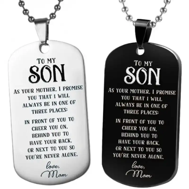 mom necklace from son