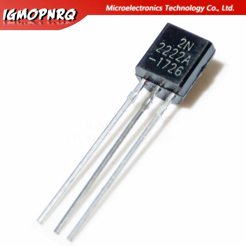 100 шт. новые оригинальные транзисторы 2N2222 2N2222A TO 92 40 в 0.8A NPN switng|npn transistor|2n2222 npn