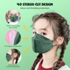CE 0370 mask ffp2 children Mascarillas Kids KN95 Face Mask Protective Breathable Reusable Boys Girls 4 ply Mask fp2 niños 3