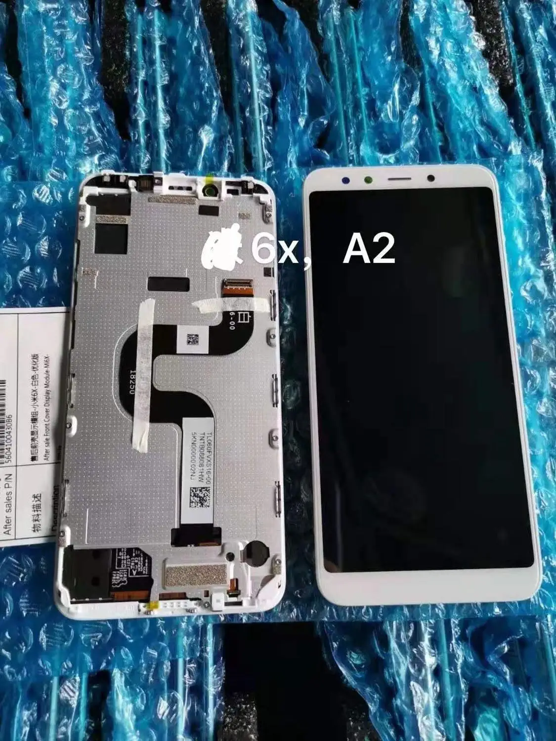 Оригинальный ЖК-дисплей 5 99 дюйма для Xiaomi Mi A2 с рамкой дигитайзер сменный
