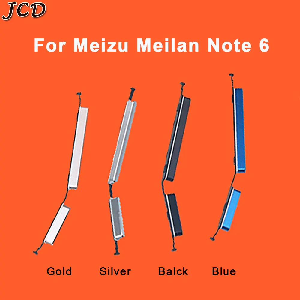 JCD 1 комплект Боковая кнопка питания ключ запасные части для Meizu Meilan NOTE6 M6