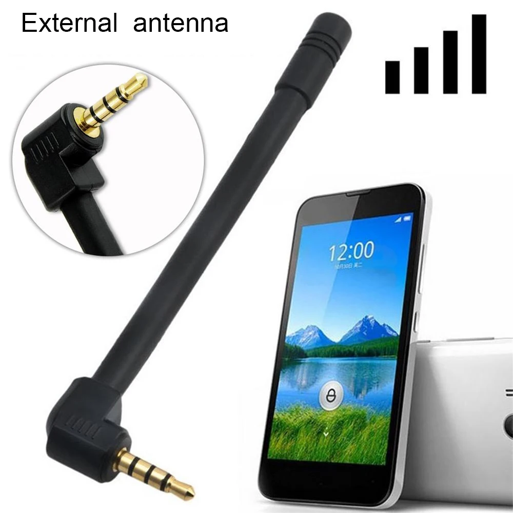 3.5 millimetri Connettore Mini FM Antenna Indoor Radio Bluetooth Stereo Ricevitore AV Audio Vedio R