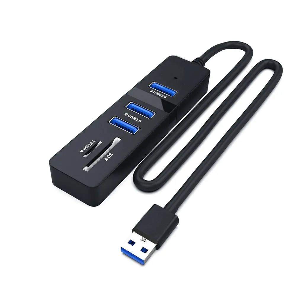 

Multi USB 3.0 Hub USB Splitter High Speed 3 6 Ports 2.0 Hub TF Card Reader All In One For PC Computer Accessories