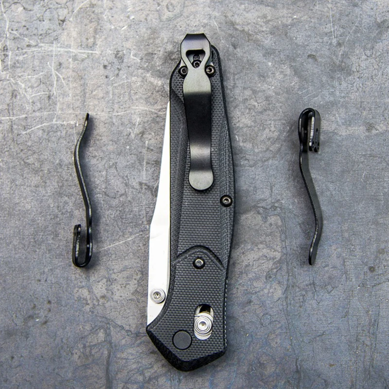 Titanium Alloy Back Clip For Butterfly Knife 710 Folding Pocket Knife 551 Back Clip Tool DIY Accessories 1piece