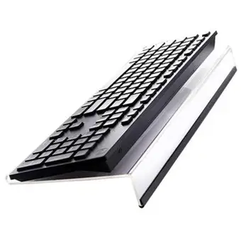 

New Easy Acrylic Tilted Computer Keyboard Holder Clear Keyboard Stand for Ergonomic Typing Office Desk Home School