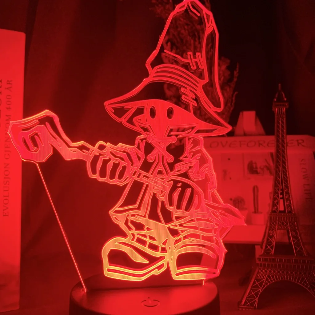 Final Fantasy Vivi Ornitier, детский Ночной светильник, светодиодный, меняющий цвет, декоративный светильник для спальни, классный подарок для детей, прикроватная лампа