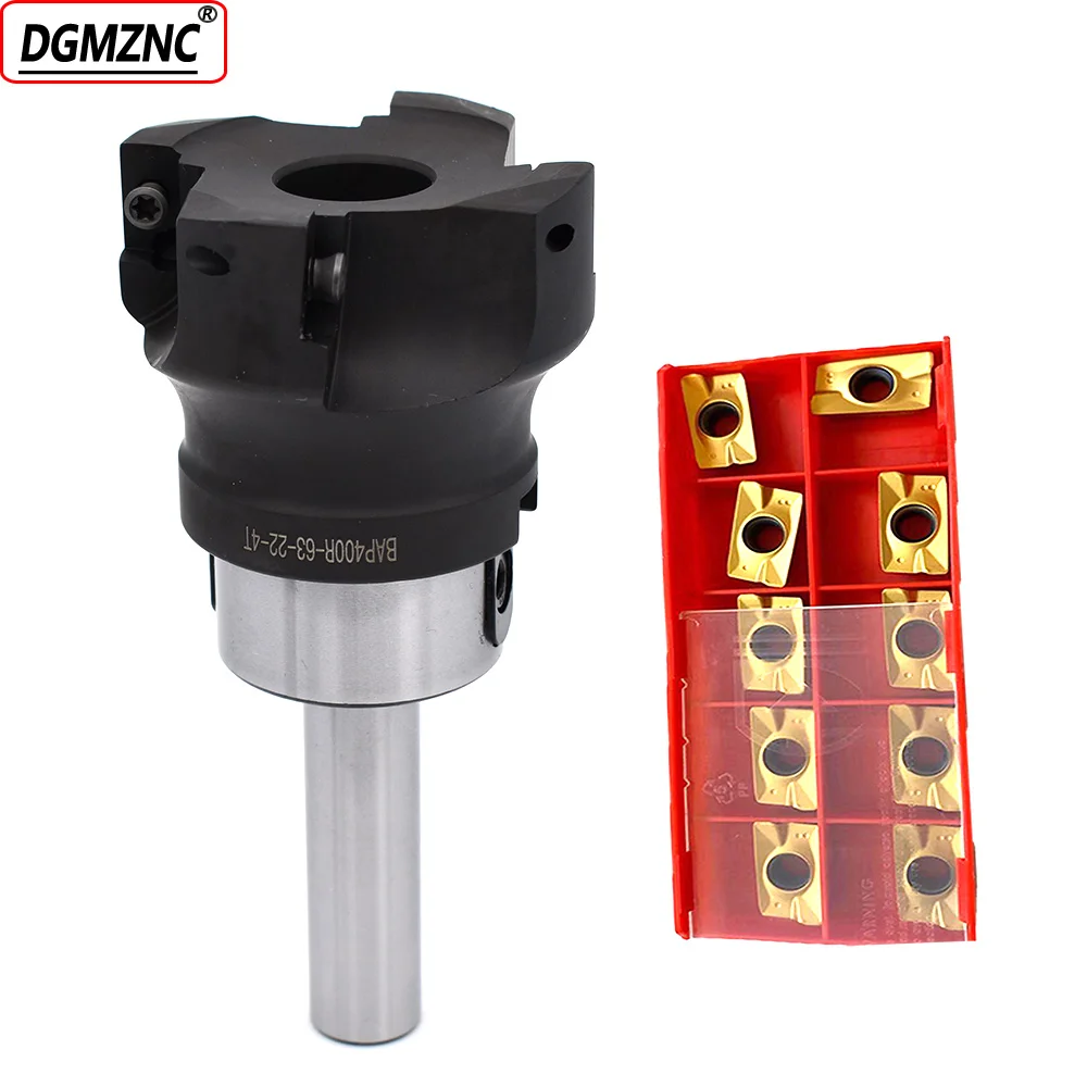 1set C12 C16 C20 FMB22 C3/4 FMB22 Face Endmill Holders +bap400R+10pcs APMT1604 Carbide Inserts For CNC Machine Milling face milling tool set