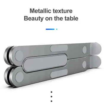 

Bedroom Tablet Desktop Holder Multi Angle Laptop Stand Hands Free Home Portable Office Cooling Universal Adjustable Foldable