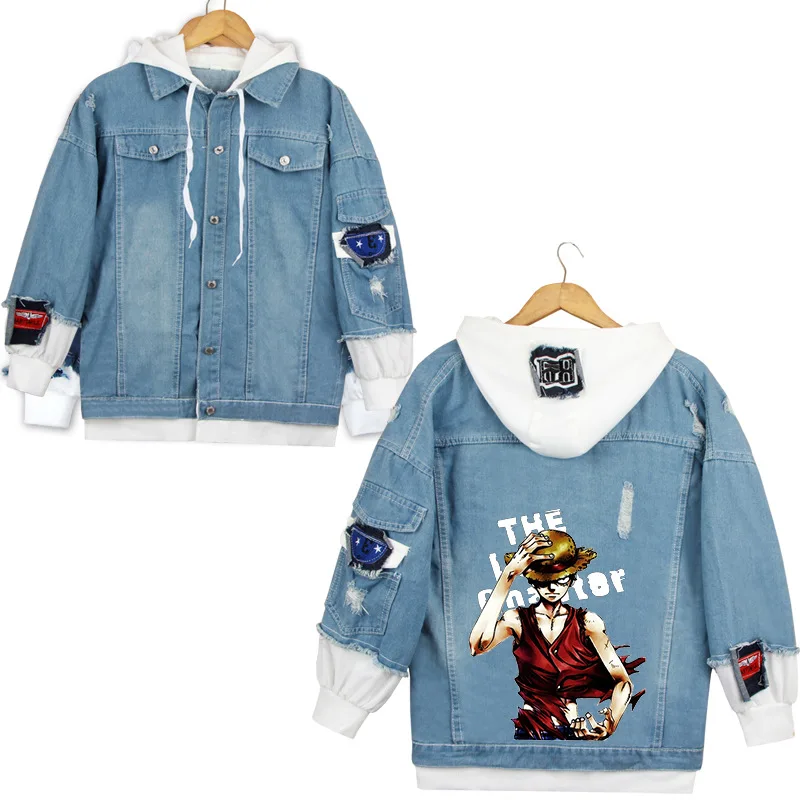 Аниме one piece Луффи туз Trafalgar Law Косплей костюмы толстовки пальто для мужчин весна осень Denime куртка пальто - Цвет: V