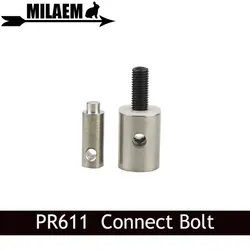 Juego de estabilizador de perno de conexión para tiro con arco, amortiguador de barra en V, compuesto de estabilizador de tornillo/arco recurvo, accesorios de caza, 1Set