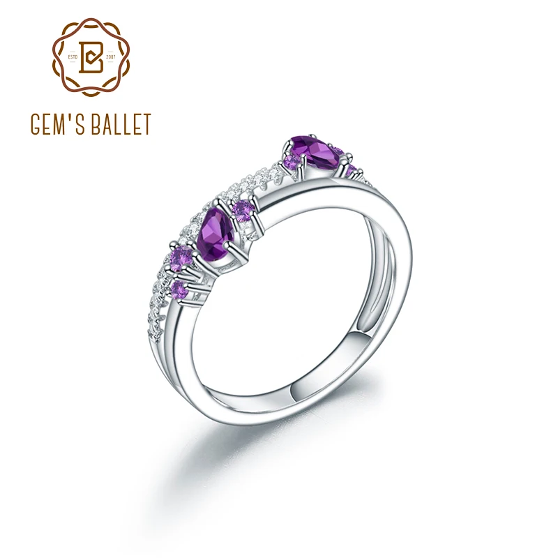 Женское Обручальное Кольцо GEM'S BALLET обручальное кольцо из стерлингового