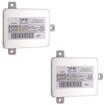 

2Pcs Xenon Headlight Ballast HID Light Bulb Module Control Unit for-BMW E90 F10 F01 F02 F03 F20 E84 7237647 W003T20071