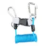 Diving Lanyard Anti-lost Spring Coil Safety Emergency Lanyard Little Tool with Quick Release for Diving Outdoor Climbing 2