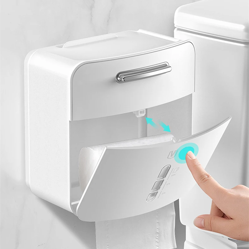 

Bathroom Shelf Toilet Tissue Box No Punching Waterproof Household Products Toilet Toilet Paper Roll Paper Creative Paper Box