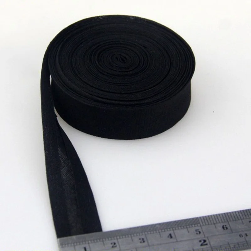 15mm (5/8")Width Cotton Bias Tape Back Side Ironed Single Folded Cotton Webbing Tapes For Garment Cushion Table Quilt Craft Diy Accessories