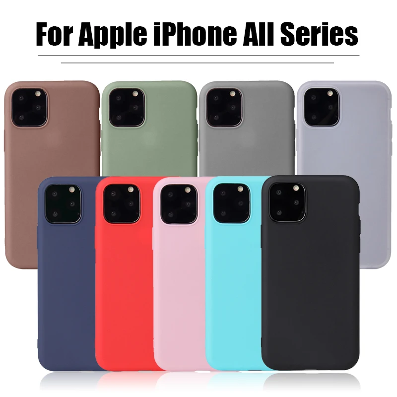 Силиконовый чехол для iPhone X XS MAX 11 pro max 8 7 Plus XR SE 2020|Бамперы| |