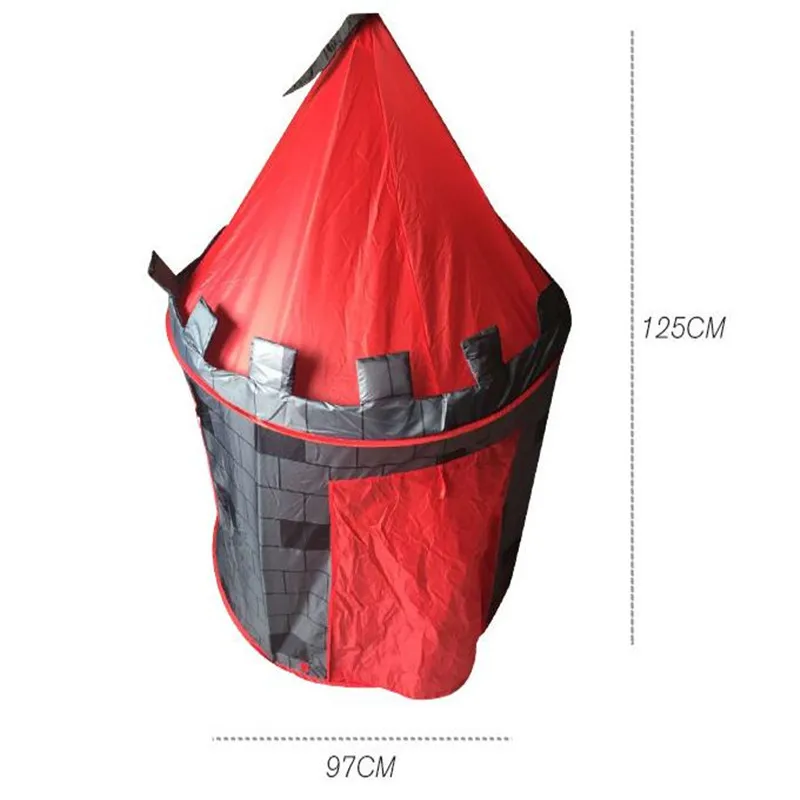 Детская игровая палатка рыцарский замок портативная детская палатка всплывающая палатка складная сумка для переноски солнцезащитный складной тент для отдыха на природе