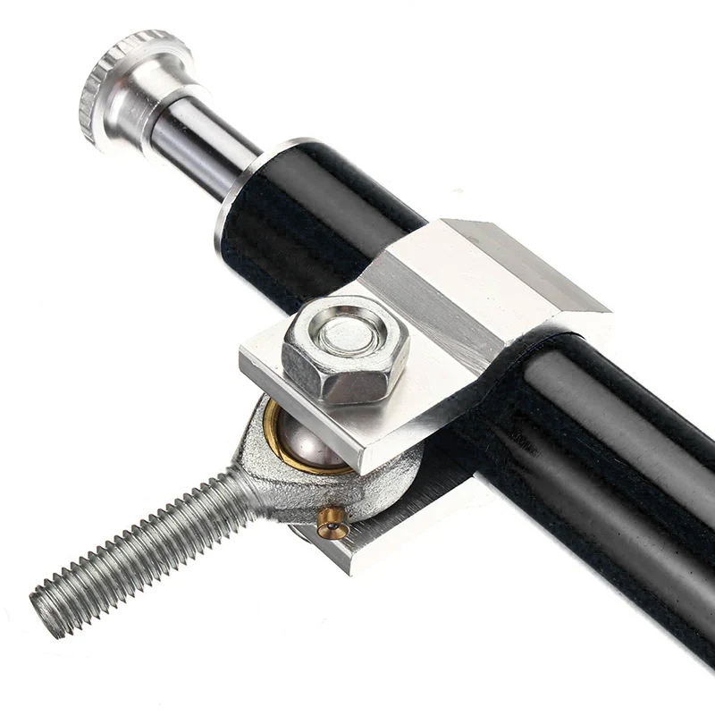

330mm Precision Metal Motorcycle Parts Steering Damper Fork Stabilizer Black