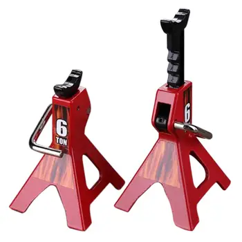 

2pcs Metal Mini Jack Stands 6 Tons for 1/10 RC Crawler Climbing Racing Car AXYA