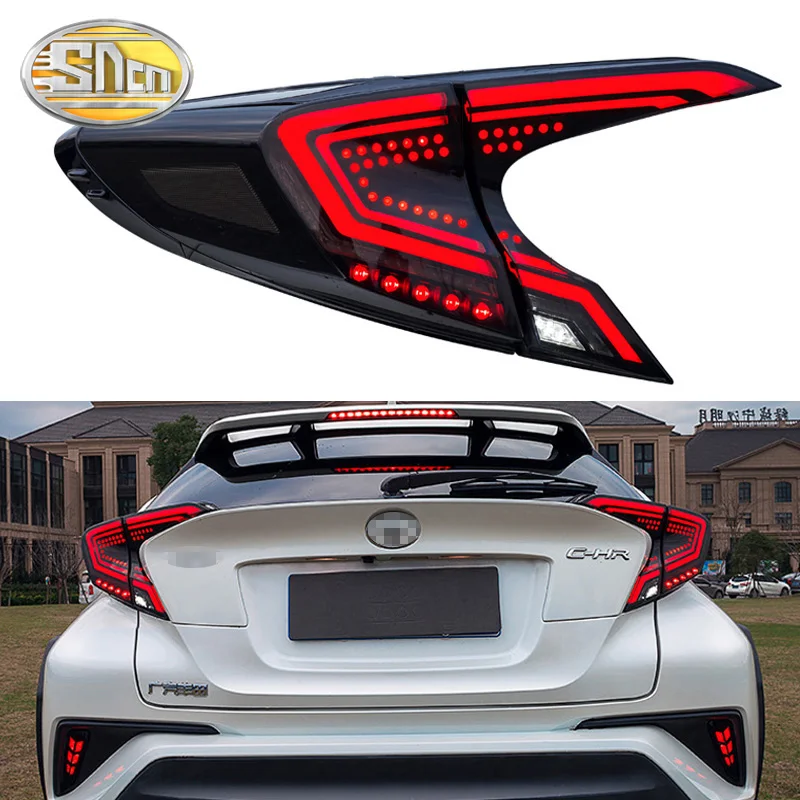 Стайлинга автомобилей задние фонари для Toyota CH-R C-HR ЧР 2017 2018 светодиодные фары