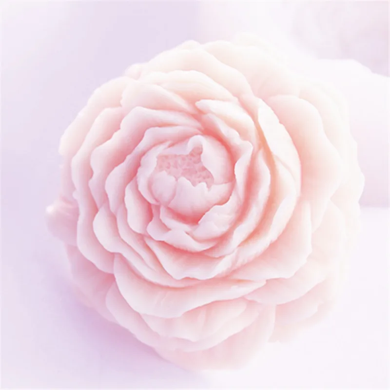 /"Peonía/" Flor Molde De Silicona Para Moldes de jabón y velas hacer molde