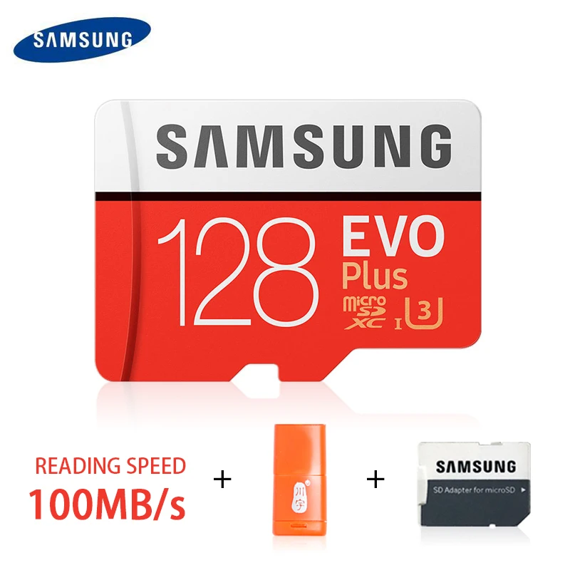 SAMSUNG Micro SD Card 256GB 32GB 64GB 128GB Memory Card SDHC SDXC Grade EVO Plus Claas10 UHS TF SD