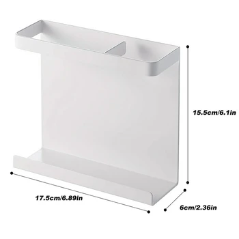 

Kitchen Shelf Storage Rack Refrigerator Magnet Rack Fridge Spice Shelves Storage Magnet Shelf Home Magnetic Organizer Racks To