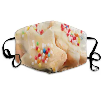 

Dustproof Washable Reusable Christmas Cookie Star Mouth Cover Mask Protective Warm Windproof Mask