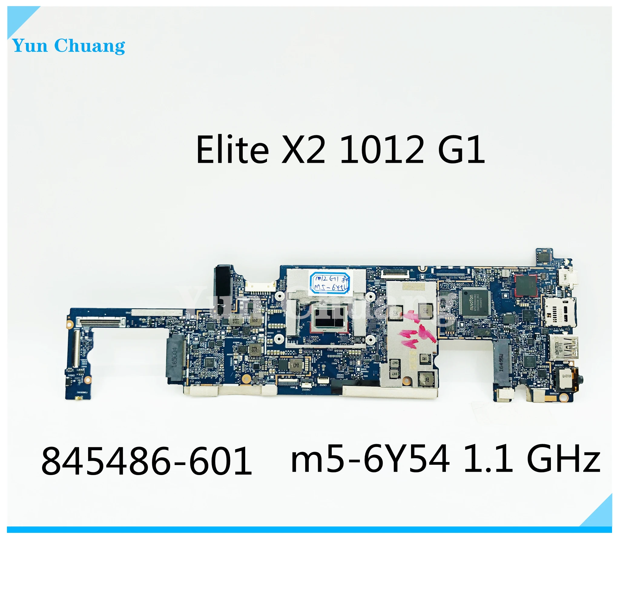 845486-601 845486-001 845470-601 для HP Elite X2 1012 G1 материнская плата планшета M5-6Y5 4 CPU 100%