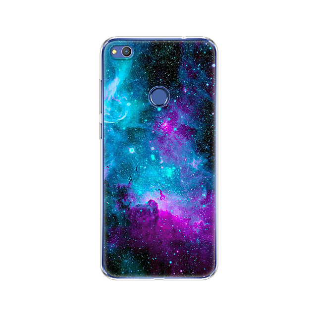 phone case for huawei honor 8 lite soft tpu silicon back cover 360 full for honor 8 liteprotective printing clear coque