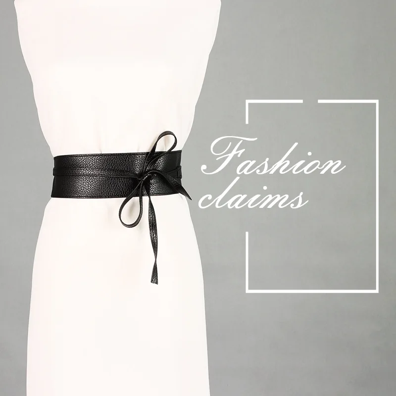 Spring Autumn Women Belt for Dress Fashion Metallic Color Soft Faux Leather  Wide Belt Self Tie Wrap Waist Dress - AliExpress Spring Autumn Women Belt for Dress Fashion Metallic Color Soft Faux Leather Wide  Belt Self Tie Wrap Waist Dress - AliExpress