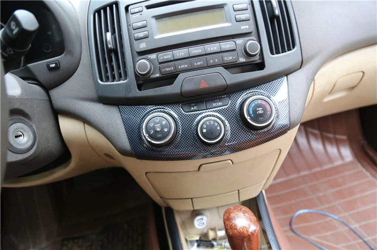 Для 2008- hyundai Elantra персиковая деревянная рамка Радио Аудио Панель тире крепление отделка комплект для переоборудования фасции лицевая рамка